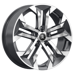 КиК Premium КР015 (19_Haval Dargo) 7.5x19 PCD5x114.3 ET40 DIA 66.6  Diamond Black Gris