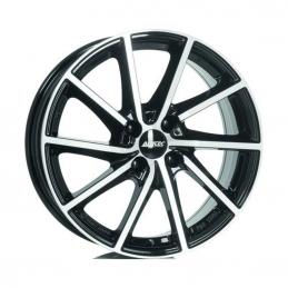 Alutec Singa 7.5x18 PCD5x114.3 ET55 Dia67.1 Diamond Black Front Polished