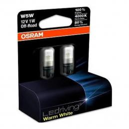 Лампа OSRAM 2850WW-02B W5W диодная 4000к Warm White Premium (блистер) (2шт.)