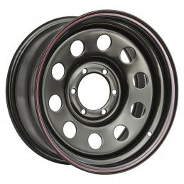 Off-Road Wheels Диск усиленный Nissan Navara D40 2.5TD стальной черный 8x16 PCD6x114.3 ET0 DIA 66  Черный