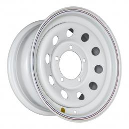 Off-Road Wheels Диск усиленный УАЗ стальной белый 7x16 PCD5x139.7 ET-3 DIA 110  Белый