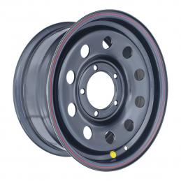 Off-Road Wheels Диск усиленный УАЗ стальной черный 7x16 PCD5x139.7 ET-19 Dia110 Черный