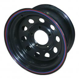 Off-Road Wheels Диск усиленный УАЗ стальной черный 8x15 PCD5x139.7 ET-24 DIA 110  Черный